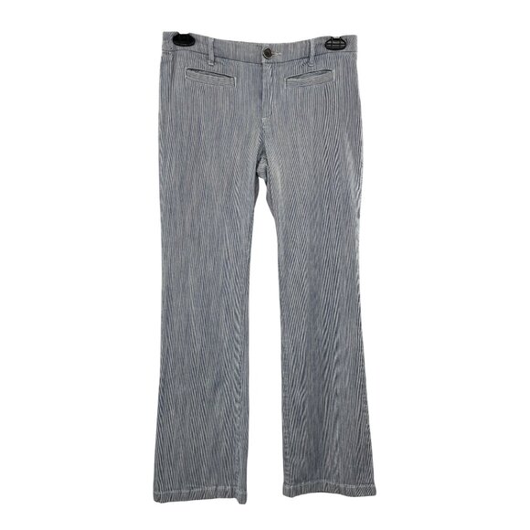 Chicos Pants - Chicos Platinum Denim Pants Womens 0 Regular Used Striped